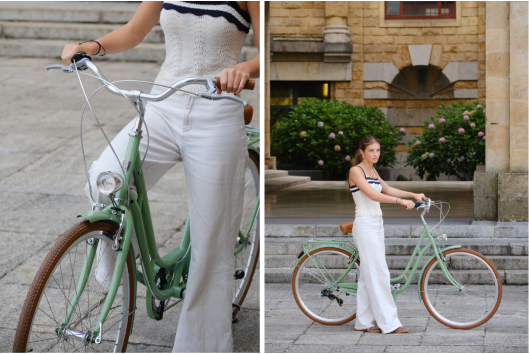 Bicicleta de Paseo Capri Berlin Verde-Miel - Reacondicionada