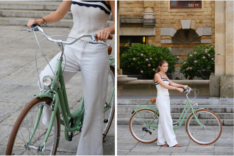 Bicicleta de Paseo Capri Berlin Verde-Miel - Reacondicionada