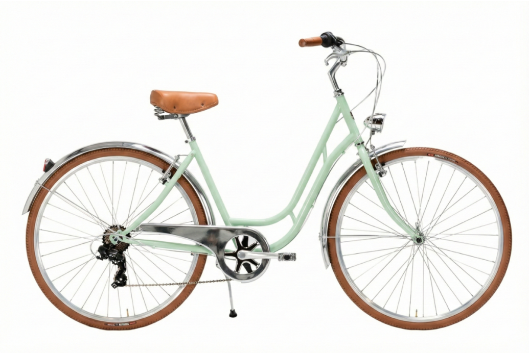Bicicleta de Paseo Capri Berlin Verde-Miel - Reacondicionada