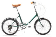 Bicicleta Plegable Capri VITA British Green 20" - Reacondicionada