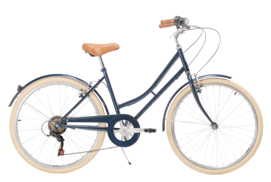 Bicicleta de paseo vintage Capri Valentina Space Blue 6V