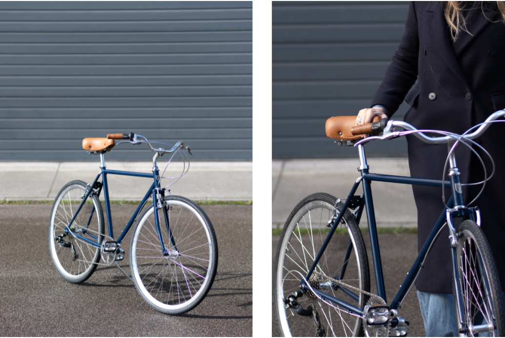 Bicicleta Urbana Capri Weimar Space Blue 7V