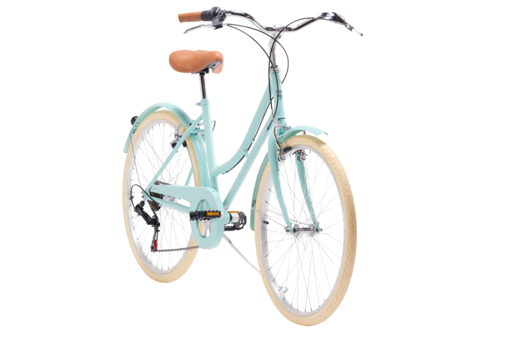 Bicicleta de paseo vintage Capri Valentina aquamarina - 6v