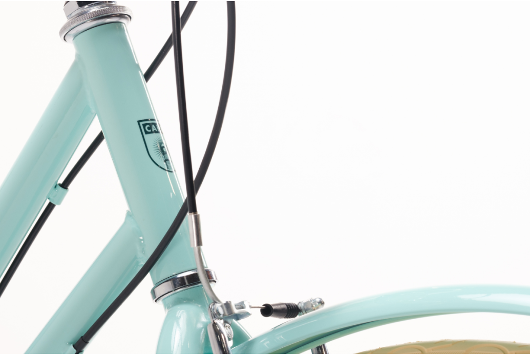 Bicicleta de paseo vintage Capri Valentina aquamarina - 6v