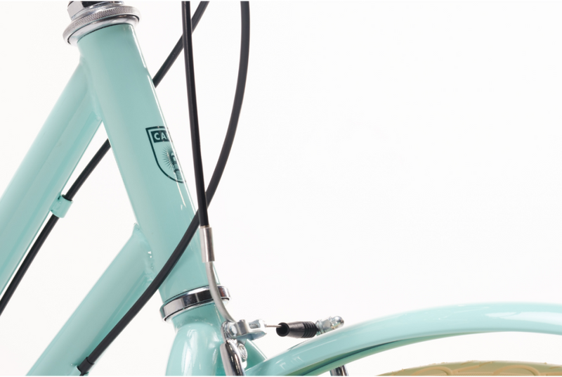 Bicicleta de paseo vintage Capri Valentina aquamarina - 6v