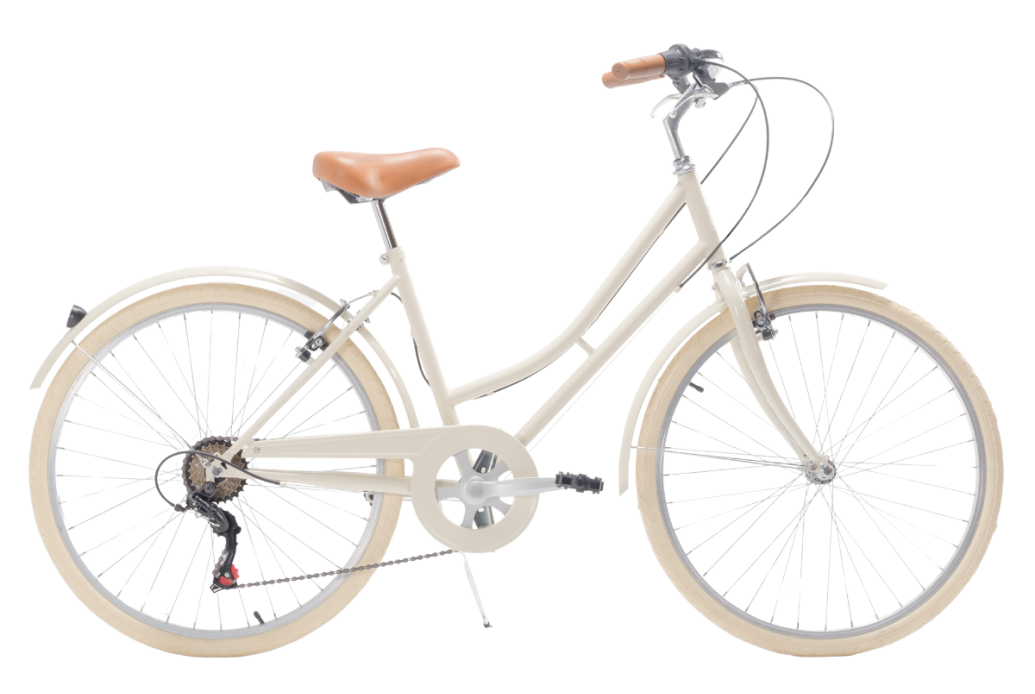 Bicicleta de paseo vintage Capri Valentina Crema 6V