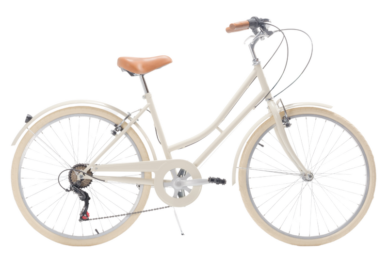 Bicicleta de paseo vintage Capri Valentina Crema 6V