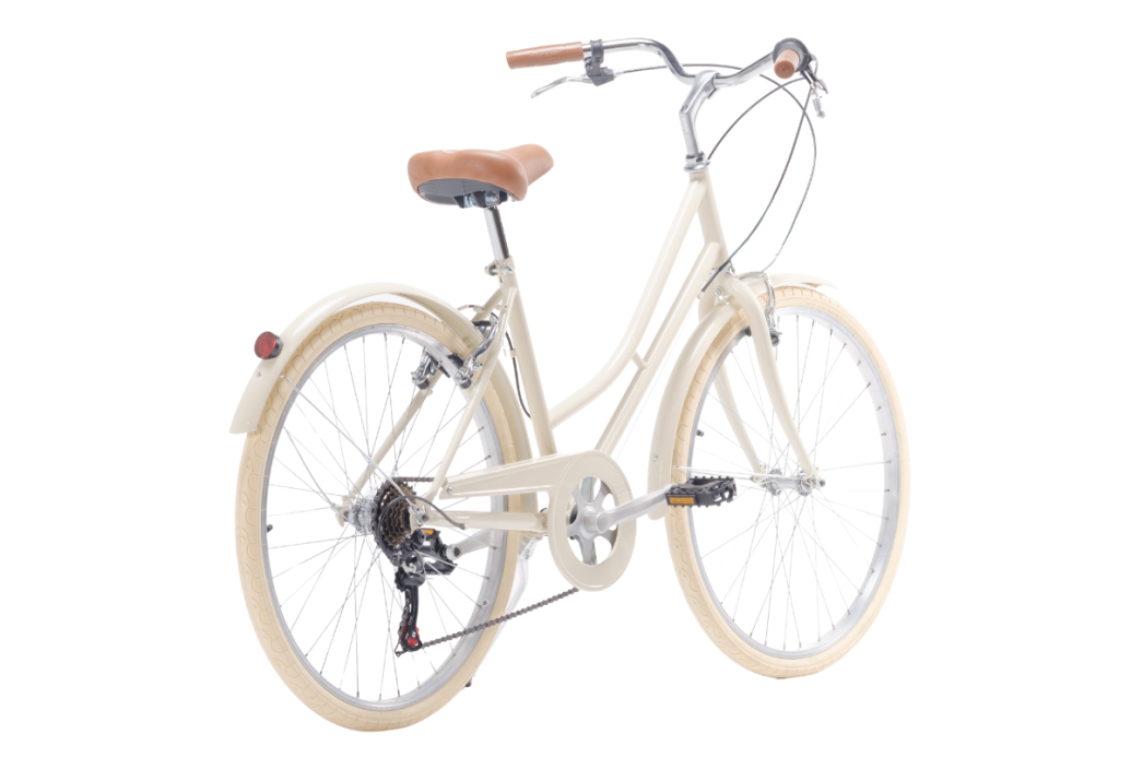 Bicicleta de paseo vintage Capri Valentina Crema 6V