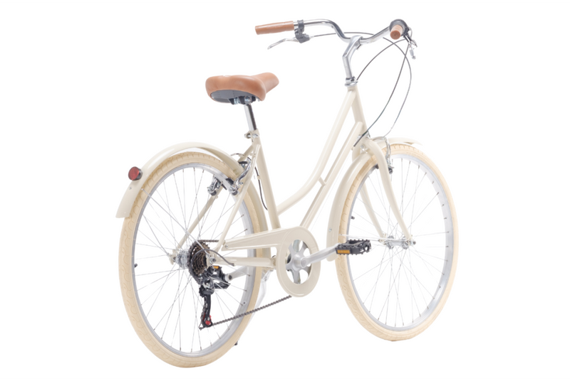 Bicicleta de paseo vintage Capri Valentina Crema 6V