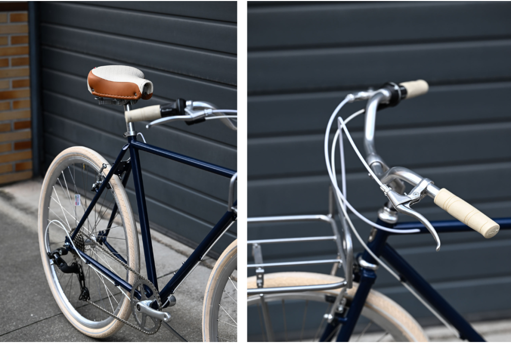 Bicicleta Urbana Capri Weimar Space Blue/Crema - OUTLET