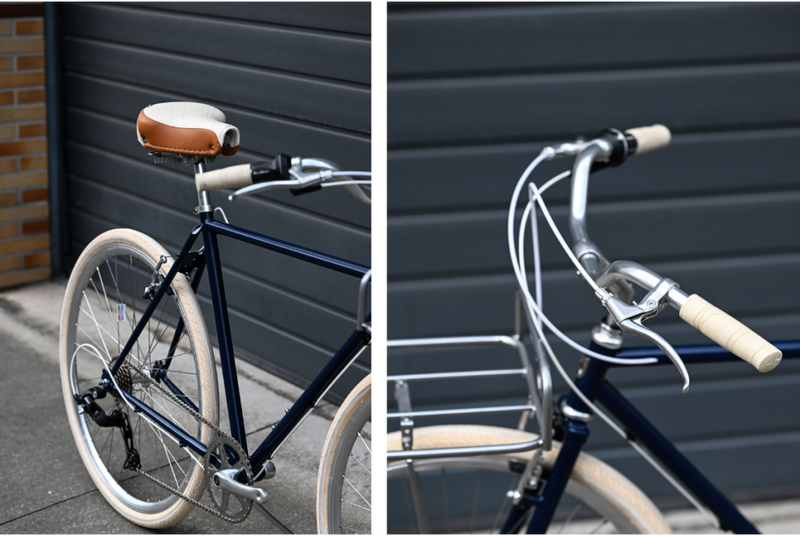 Bicicleta Urbana Capri Weimar Space Blue/Crema - OUTLET
