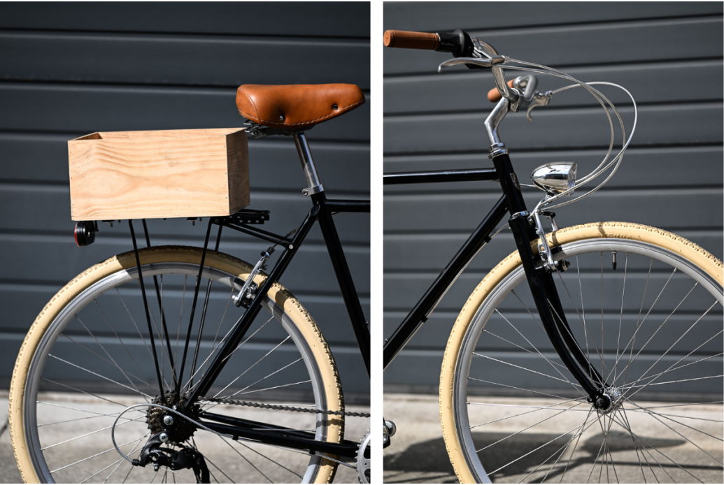 Bicicleta Urbana Capri Weimar Negro/Crema - Reacondicionada