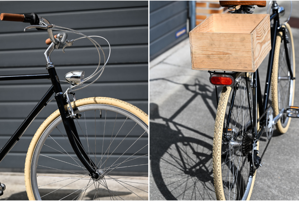 Bicicleta Urbana Capri Weimar Negro/Crema - Reacondicionada