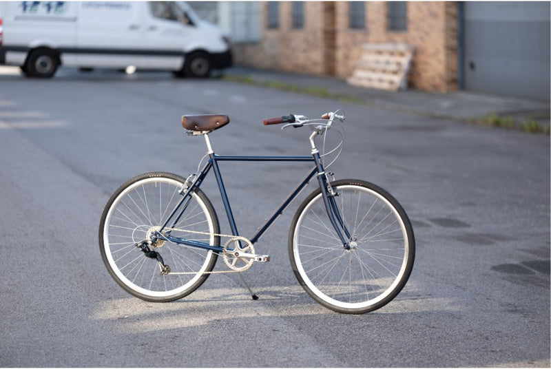Bicicleta Urbana Capri Weimar Space Blue 7V - Brown