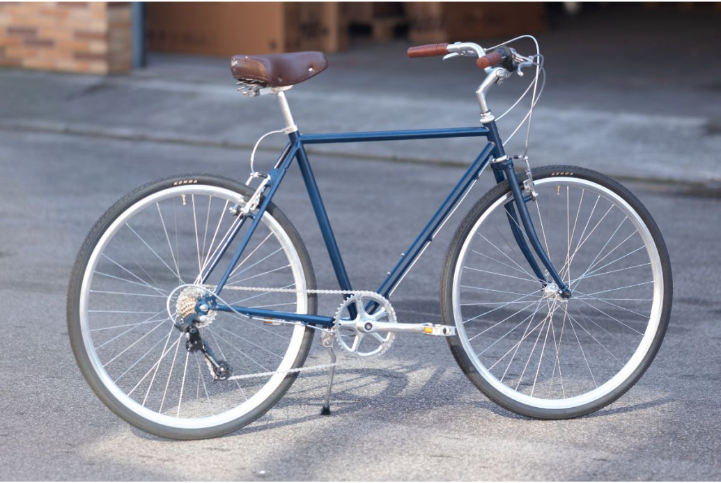 Bicicleta Urbana Capri Weimar Space Blue 7V - Brown