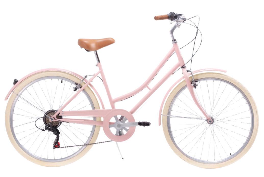 Bicicleta de paseo vintage valentina Rosa