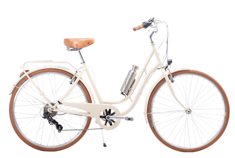 Bicicleta eléctrica Capri Berlin 4 crema 7V
