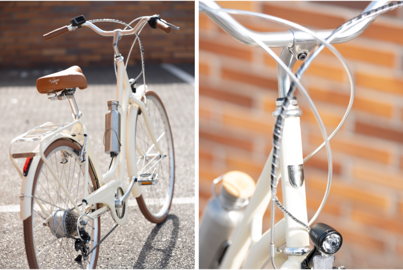 Bicicleta eléctrica Capri Berlin 4 crema 7V
