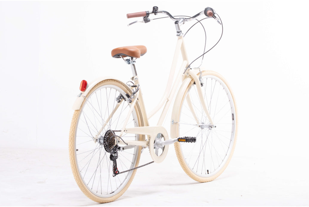 Bicicleta Capri Niza Crema 6V - Edición Limitada - Reacondicionada