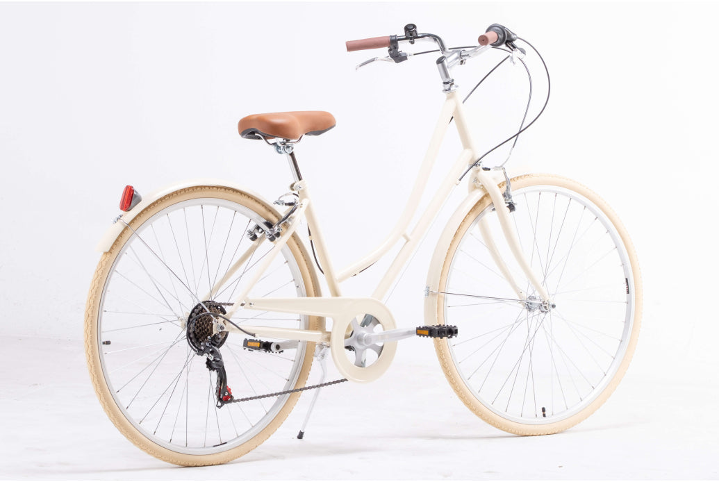 Bicicleta Capri Niza Crema 6V - Edición Limitada - Reacondicionada