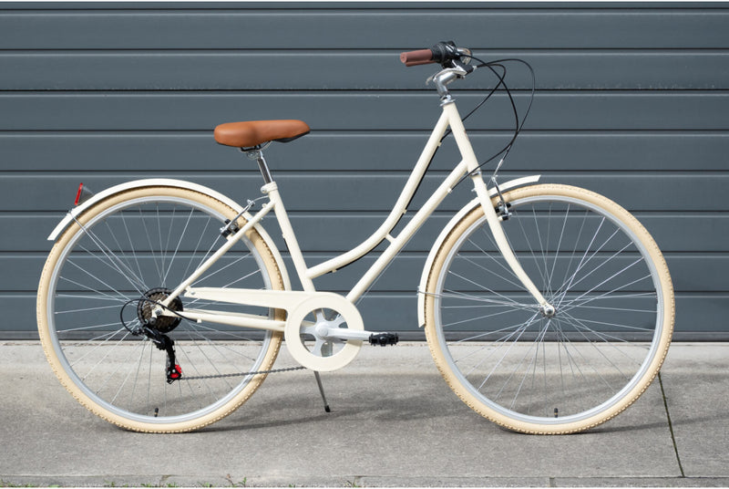 Bicicleta Capri Niza Crema 6V - Edición Limitada - Reacondicionada