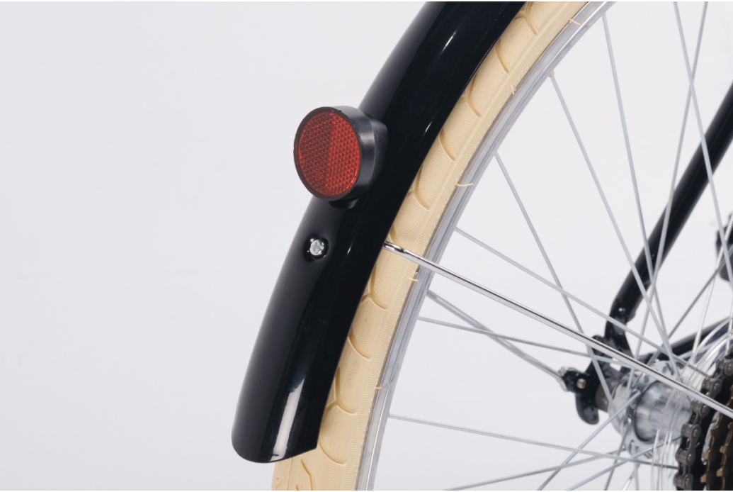 Bicicleta de Paseo Capri Barcelona Negro-Crema 6V Reacondicionado