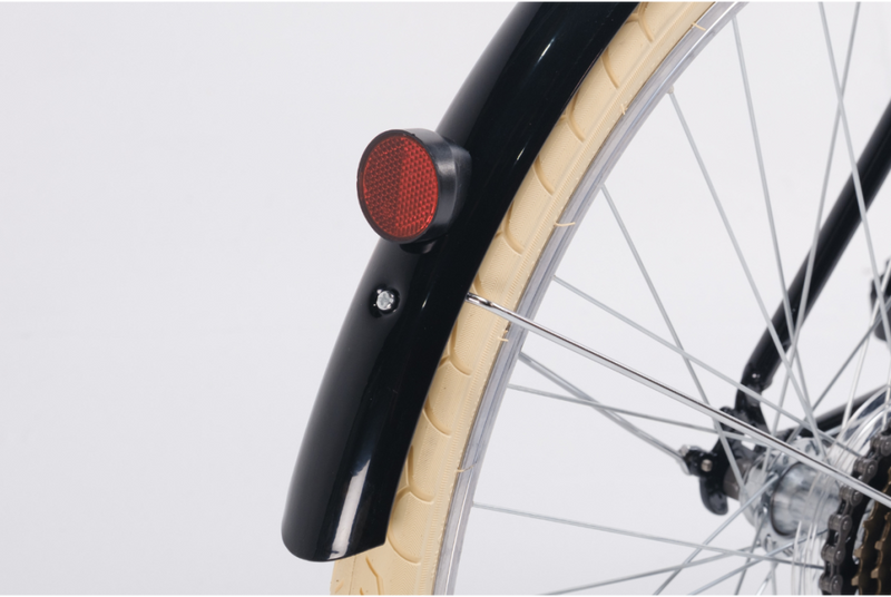 Bicicleta de Paseo Capri Barcelona Negro-Crema 6V Reacondicionado