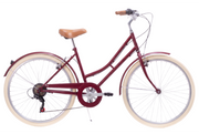 Bicicleta Urbana Capri Valentina Rojo  6V Reacondiconado