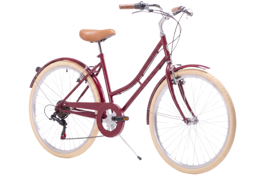 Bicicleta Urbana Capri Valentina Rojo  6V Reacondiconado