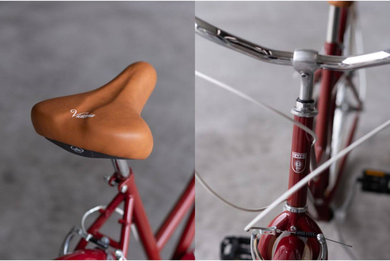 Bicicleta Urbana Capri Valentina Rojo  6V Reacondiconado