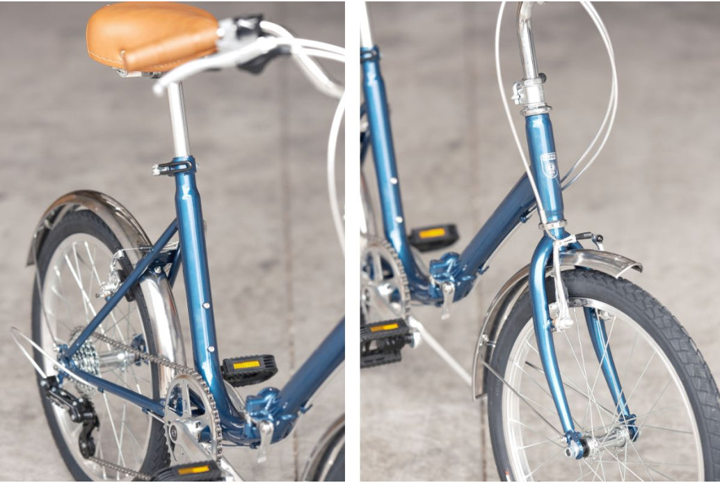 Bicicleta Plegable Capri VITA Artic Blue 7V