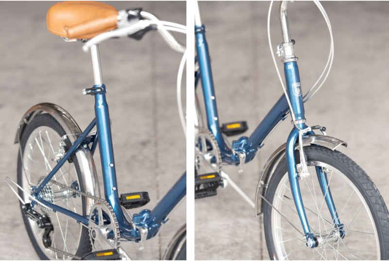 Bicicleta Plegable Capri VITA Artic Blue 7V