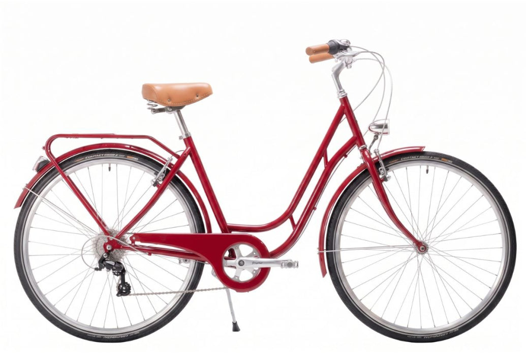 Bicicleta de Paseo Capri Berlin Rojo 7 velocidades