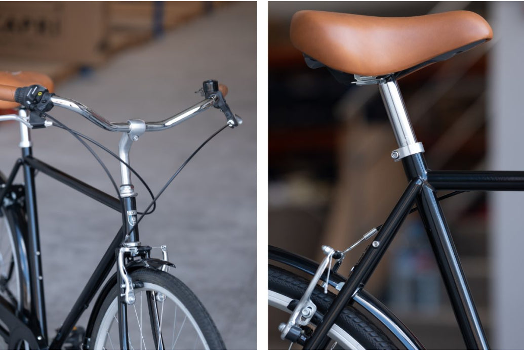 Bicicleta Urbana Capri Weimar negro 6V