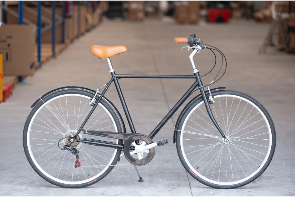 Bicicleta Urbana Capri Weimar negro 6V