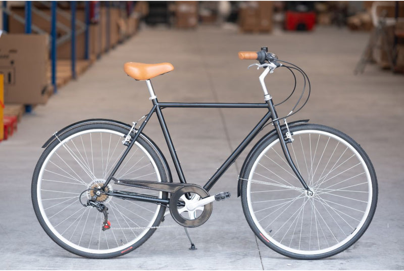 Bicicleta Urbana Capri Weimar negro 6V