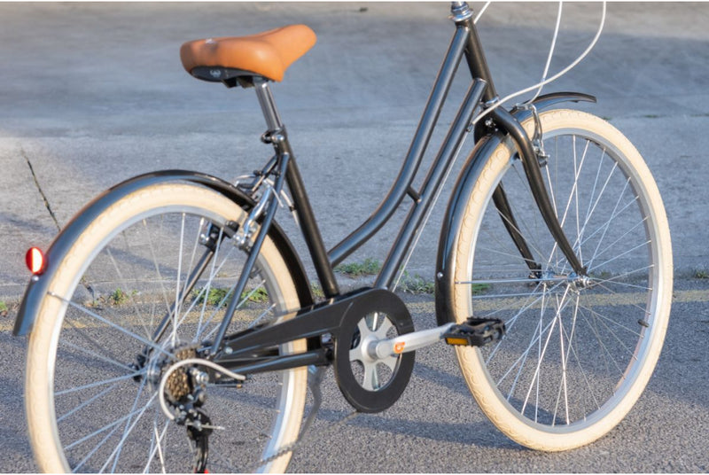 Bicicleta de paseo vintage Capri Valentina Grafito 6V