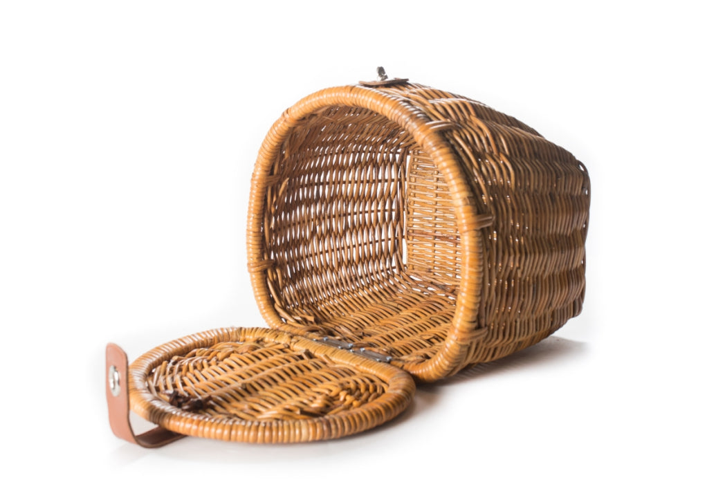 Cesta de mimbre para bicicleta Fisherman Miel