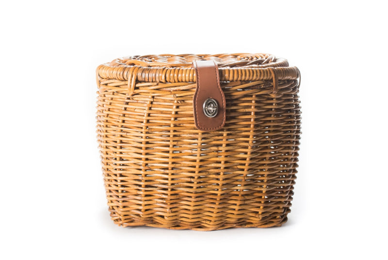 Cesta de mimbre para bicicleta Fisherman Miel