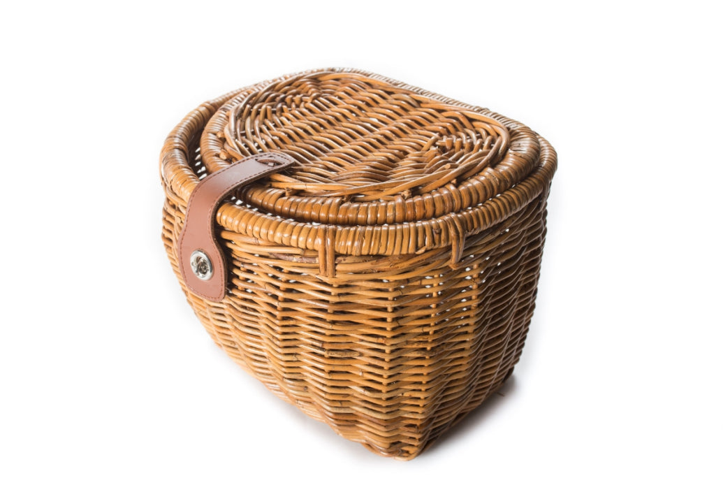 Cesta de mimbre para bicicleta Fisherman Miel