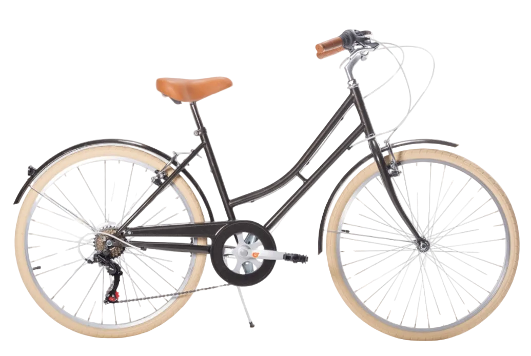 Vintage Capri Valentina Graphite 6-Speed Cruiser Bike - Refurbished