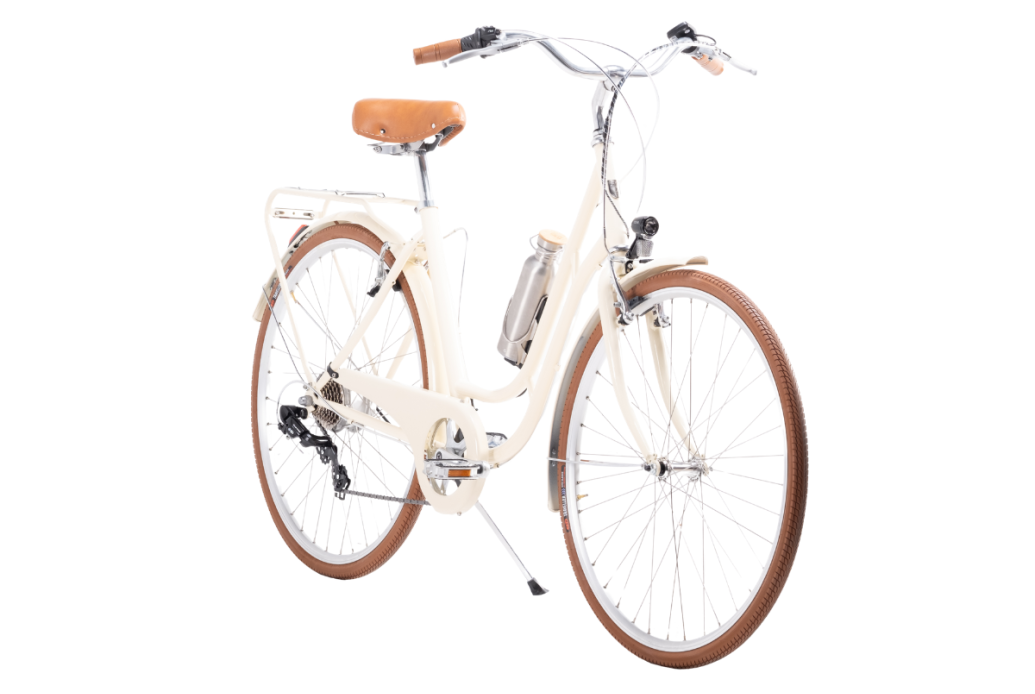 Bicicleta eléctrica Capri Berlin 4 crema 7V - OUTLET