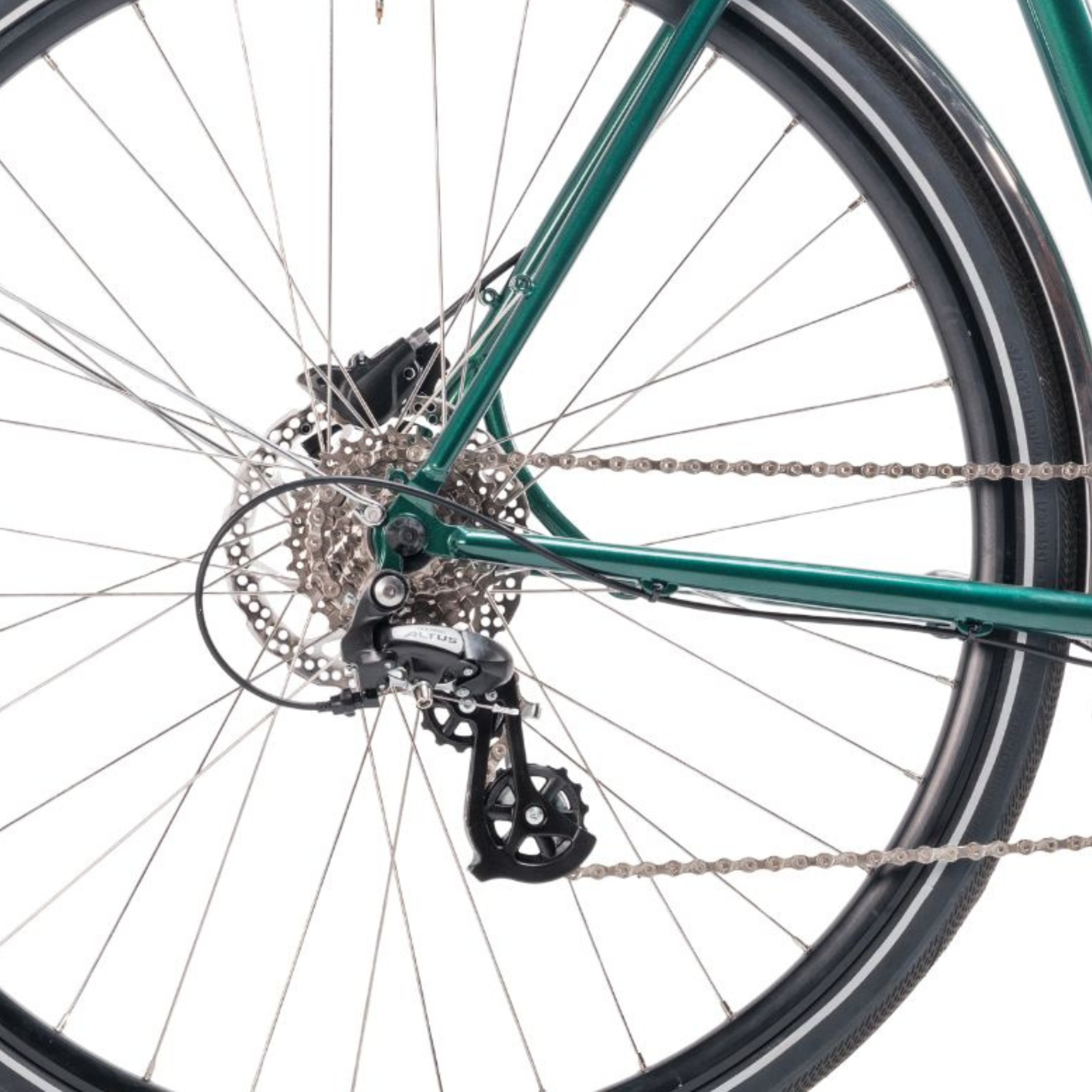 Bicicleta Eléctrica Capri Metz 4 British Racing Green